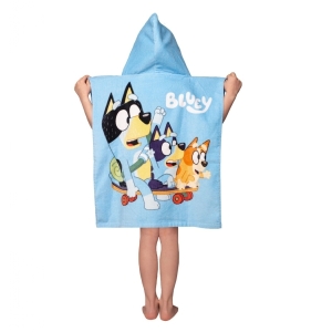 Jerry Fabrics plážová osuška pončo Bluey Skate 50x115 cm - kopie