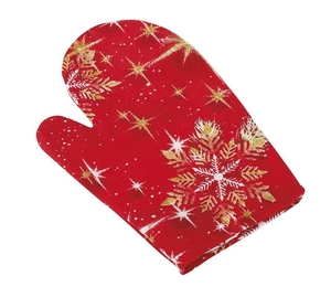 Bellatex Kuchyňská chňapka 28x18 cm Koule zlatá