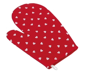 Bellatex Kuchyňská chňapka 28x18 cm Srdíčko