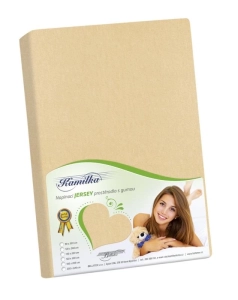 Bellatex Prostěradlo jersey světlá béžová