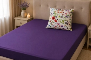 Bellatex prostěradlo jersey LUX  Švestková