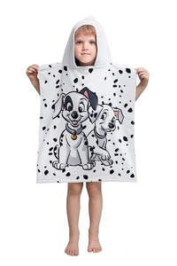 Jerry Fabrics plážová osuška pončo 101 Dalmatians 03 50x115 cm