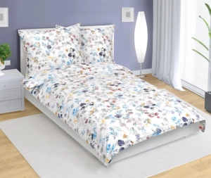 Bellatex Povlečení bavlněné Květ modrá