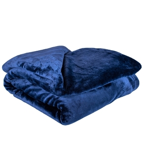 Jahu deka mikro dvoulůžko tmavě modrá 220x200 cm 