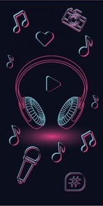 Carbotex osuška Music play 70x140 cm 