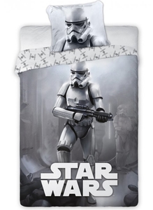 Povlečení bavlna Star Wars Stromtrooper 140x200+70x90 cm 