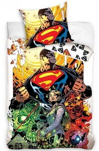 Povlečení bavlna Superman Bad Day 140x200+70x90 cm 