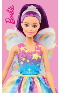 Dětský froté ručník Barbie Duhová Víla 30x50 cm