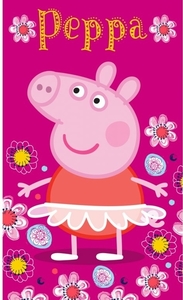 Dětský froté ručník Prasátko Peppa Baletka 30x50 cm