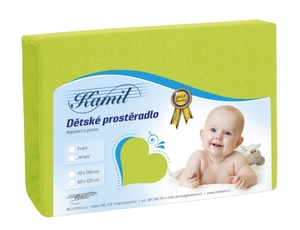 Bellatex dětské froté prostěradlo 039 olivová 70x140 cm 
