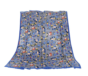 Bellatex ELLA dětská přikrývka 75x100 cm Formule Modrá,Šedá