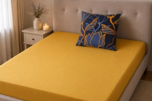 Bellatex prostěradlo jersey LUX  Hořčicová