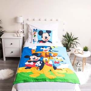 Jerry fabrics Disney povlečení do postýlky Mickey and Friends baby 100x135 + 40x60 cm  