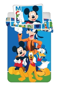 Jerry fabrics Disney povlečení do postýlky Mickey and Friends baby 100x135 + 40x60 cm  