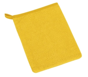 Froté žínka - 17x25 cm - žlutá