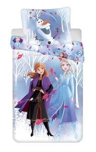 Jerry Fabrics povlečení bavlna Frozen 2 White 02 140x200+70x90 cm  