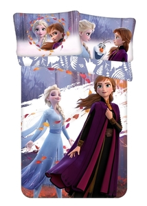 Jerry fabrics Disney povlečení do postýlky Frozen 2 "Leaves" baby 100x135 + 40x60 cm 