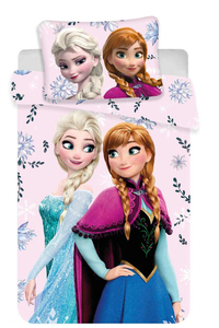 Jerry fabrics Disney povlečení do postýlky Frozen baby Floral 100x135 + 40x60 cm