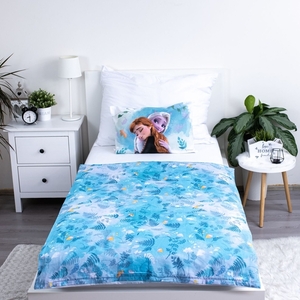 Jerry fabrics Disney povlečení do postýlky Frozen Blue 03 baby 100x135 + 40x60 cm  