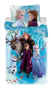 Jerry Fabrics povlečení bavlna Frozen 2 family 140x200+70x90 cm 