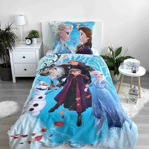Jerry Fabrics povlečení bavlna Frozen 2 family 140x200+70x90 cm 