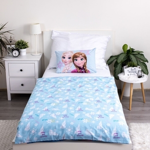 Jerry fabrics Disney povlečení do postýlky Frozen Light Blue baby 100x135 + 40x60 cm  