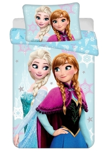 Jerry fabrics Disney povlečení do postýlky Frozen Light Blue baby 100x135 + 40x60 cm  