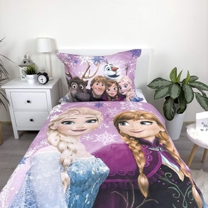 Jerry Fabrics povlečení bavlna Frozen Purple 05 140x200+70x90 cm 