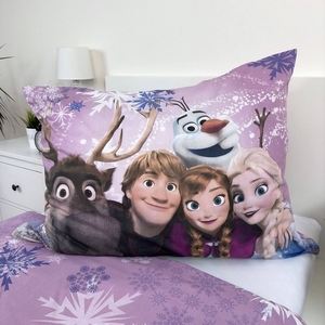 Jerry Fabrics povlečení bavlna Frozen Purple 05 140x200+70x90 cm 