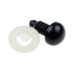 Očička nebo čumáček - průměr 15 mm - 10ks - černá