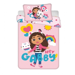 Jerry fabrics Disney povlečení do postýlky Gabbys Dollhouse baby  100x135 + 40x60 cm  