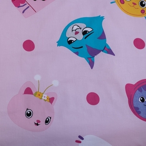 Jerry fabrics Disney povlečení do postýlky Gabbys Dollhouse baby  100x135 + 40x60 cm  