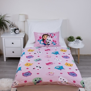 Jerry fabrics Disney povlečení do postýlky Gabbys Dollhouse baby  100x135 + 40x60 cm  