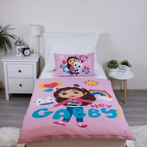 Jerry fabrics Disney povlečení do postýlky Gabbys Dollhouse baby  100x135 + 40x60 cm  