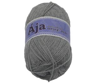 Příze ÁJA - 50g / 217 m - světlá šedá