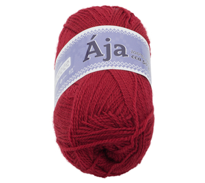 Příze ÁJA - 50g / 217 m - tmavá červená