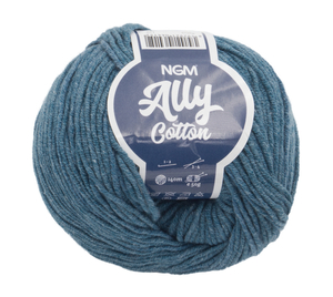 Příze ALLY cotton - 50g / 140 m - petrolejová