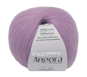 Příze ANGORA MERINO - 100g / 550 m - fialová