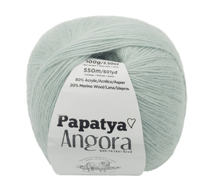 Bellatex Příze ANGORA MERINO 100g / 550 m světlá mintová