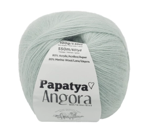 Bellatex Příze ANGORA MERINO 100g / 550 m Mintová