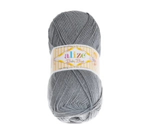 Bellatex Příze BABY BEST 100g / 240 m Šedá