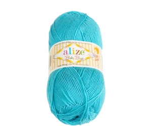 Bellatex Příze BABY BEST 100g / 240 m Tyrkysová