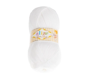 Bellatex Příze BABY BEST 100g / 240 m Bílá