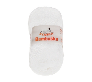 Bellatex Příze BAMBUŠKA 50g / 205 m Bílá
