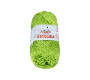 Bellatex Příze BAMBUŠKA 50 g, 205 m Zelená