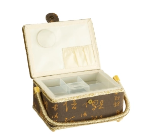Bellatex BOX na šití 24x17,5x13 cm Hnědá