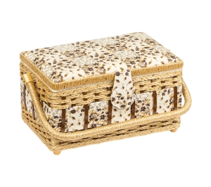 Bellatex BOX na šití 28x18x15 cm Béžová,Hnědá
