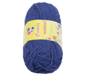 Příze CAMILA natural - 50g / 125 m - tmavá modrá