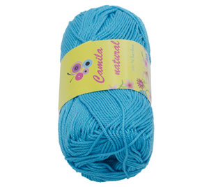 Příze CAMILA natural - 50g / 125 m - tyrkysová