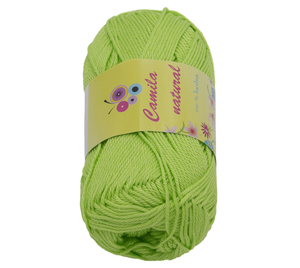 Příze CAMILA natural - 50g / 125 m - středně zelená